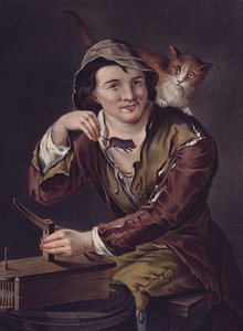 Attrapeur de souris avec son piège et son chat - European School